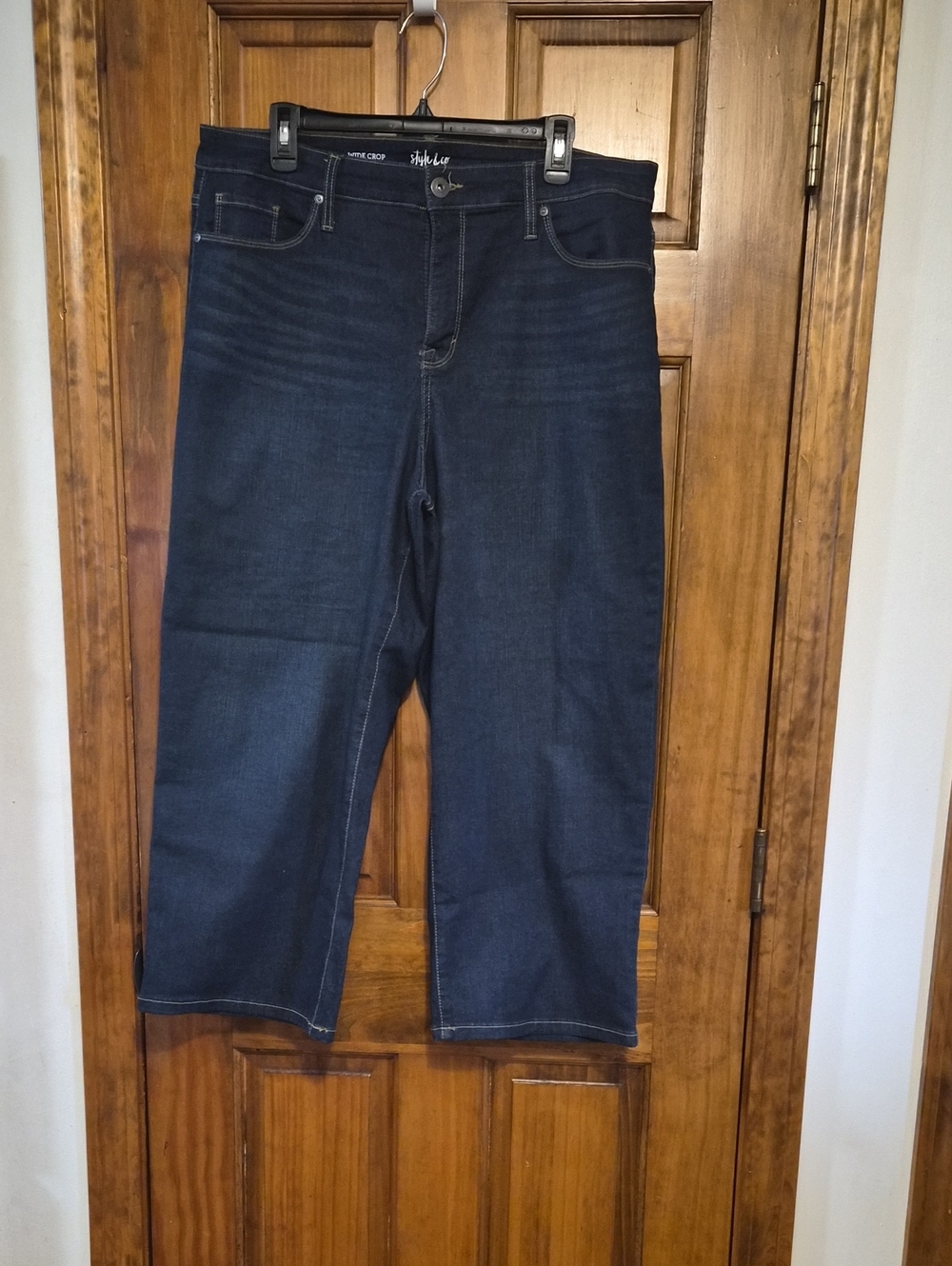 Style & Co. Dark Blue Cropped Jeans